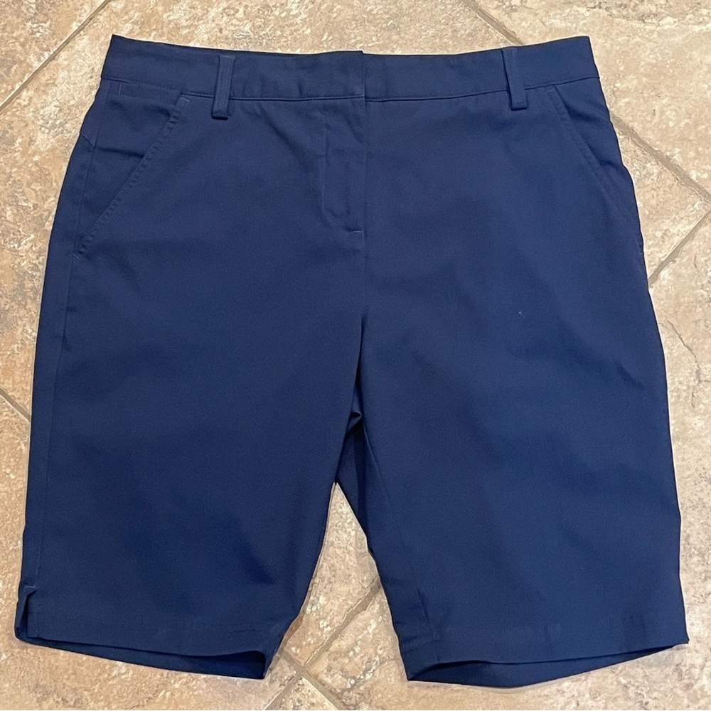 Puma Women's Deep Blue Bermuda golf shorts